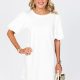 Amber Dress- White-731148X